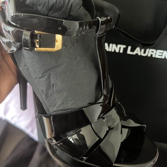 Saint Laurent Tribute Platform Sandals - Picture 5 of 6